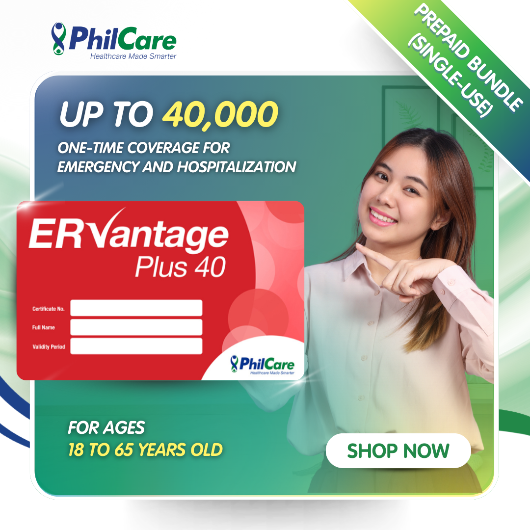 PhilCare Unli-Consult and ER Vantage Plus 40 for Adults
