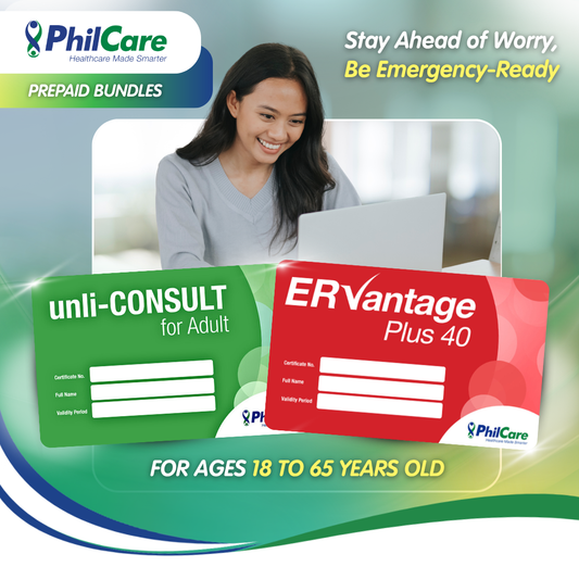 PhilCare Unli-Consult and ER Vantage Plus 40 for Adults