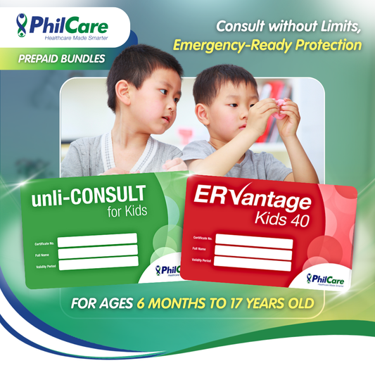 PhilCare Unli-Consult and ER Vantage Plus 40 for Kids