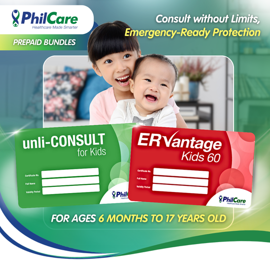 PhilCare Unli-Consult and ER Vantage Plus 60 for Kids