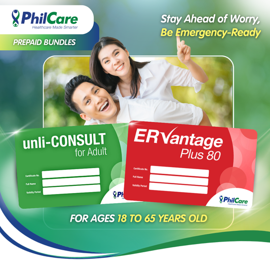 PhilCare Unli-Consult and ER Vantage Plus 80 for Adults