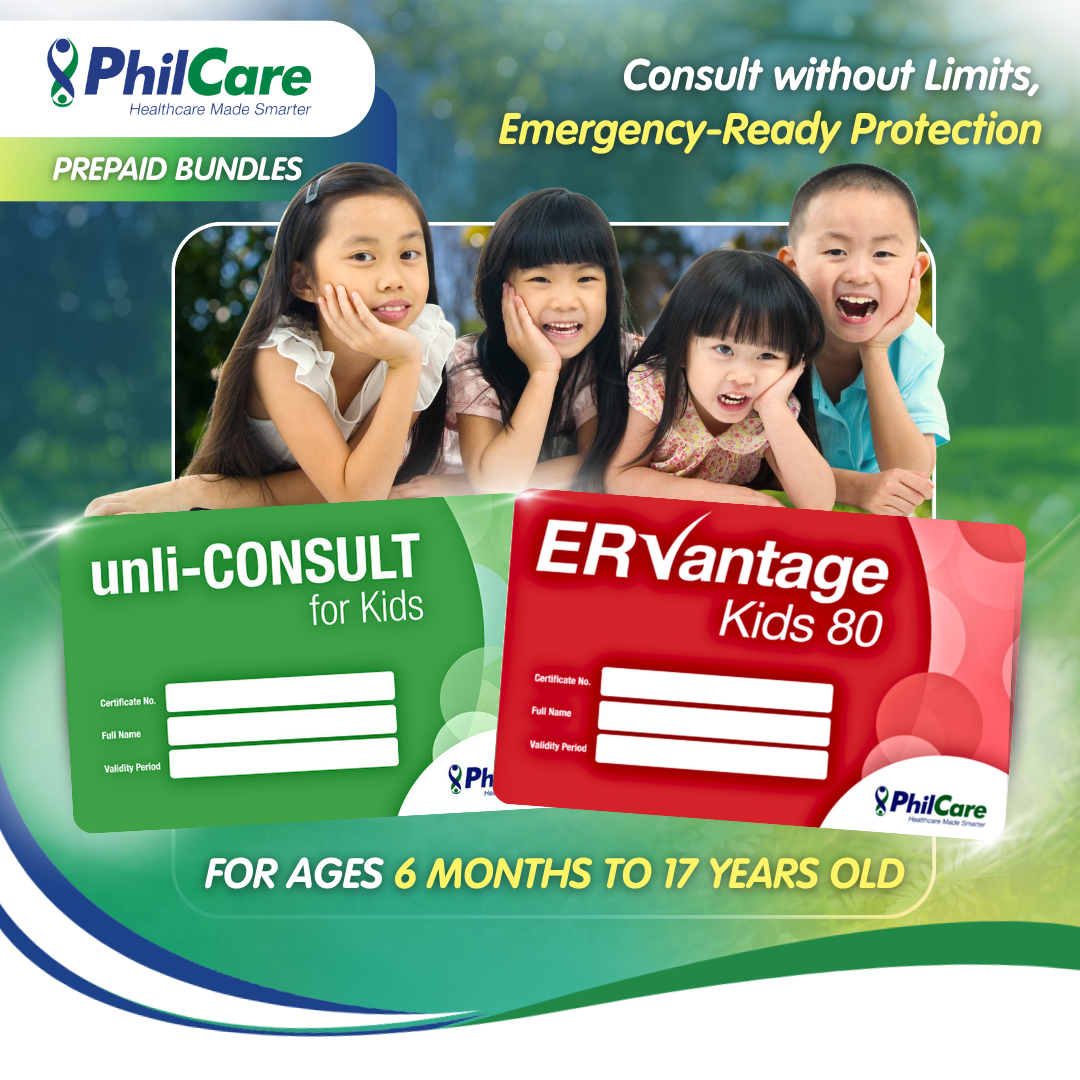 PhilCare Unli-Consult and ER Vantage Plus 80 for Kids